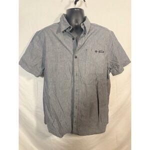 Wolverine Men's Grayson II Chambray Gray Shirt Stretch Pocket Size‎ XL
